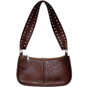 Shoulder Bags Small Trendy Purse Leather Vintage 90S Y2K Mini Purse XD